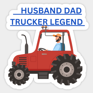 Trendy husband Sticker